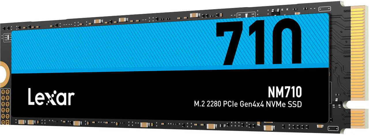 Lexar NM710 2TB SSD, M.2 PCIe NVMe Internal SSD, Up to 4850MB/s Read & 4500MB/s Write Speeds, 300TBW Endurance, 1500G Shock-Resistant, Black Lexar NM710 2TB SSD, M.2 PCIe NVMe Internal SSD, Up to 4850MB/s Read & 4500MB/s Write Speeds, 300TBW Endurance, 1500G Shock-Resistant, Black